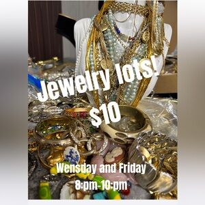 Vintage to now Jewelry Set bundles lots show.$10 minimum bid start price